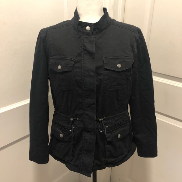 Ll Bean ladies fleece lined jacket size medium - Picture 1 of 5